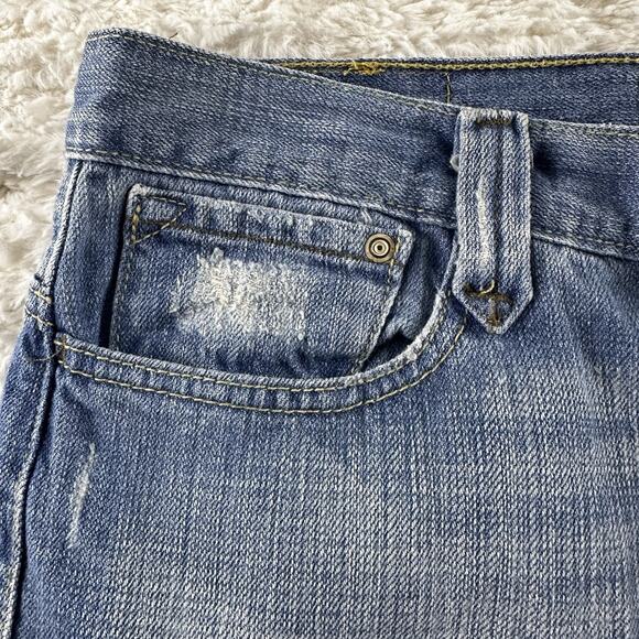 Vintage Levis SilverTab Jeans Mens 34x30 Blue Modern Boot Distress Y2k Denim - Picture 9 of 16